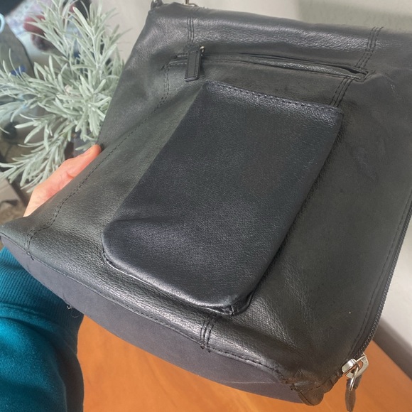 Gun Tote’n Mamas Black Leather Crossbody Purse Carry and Conceal GTM - Picture 6 of 10